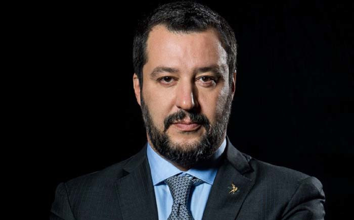 Italy’s new Interior Minister Matteo Salvini. Picture: @matteosalvinimi/Twitter.