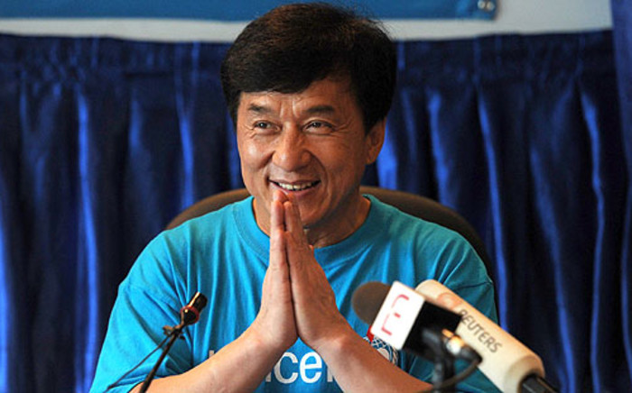 FILE:Hong Kong action film star Jackie Chan. Picture: AFP
