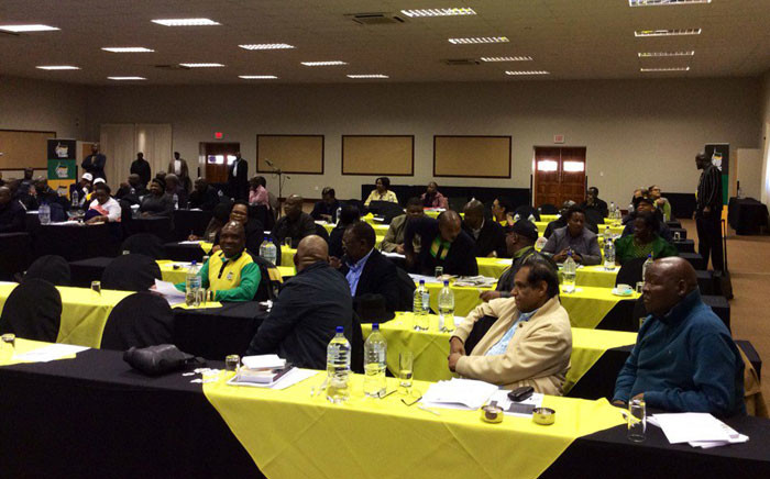 African National Congress (ANC) members at the party's National Executive Committee (NEC) meeting in Irene, Tshwane. Picture: ‏@MYANC.