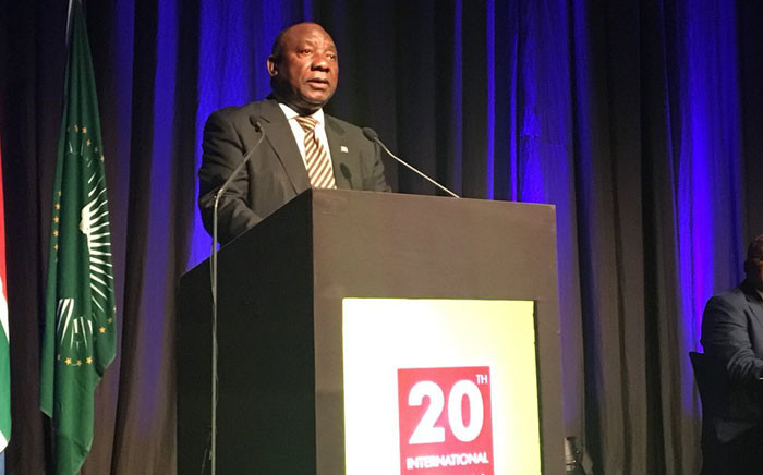 Cyril Ramaphosa in Durban ahead of Africa Day celebrations. Picture: Ziyanda Ngcobo/EWN.