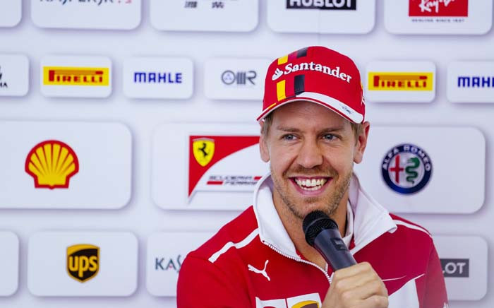 FILE: Sebastian Vettel has signed a three-year contract extension with Ferrari. Picture: @ScuderiaFerrari/Twitter.