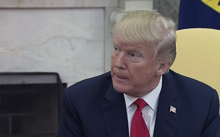 A screengrab of US President Donald Trump. Picture: CNN