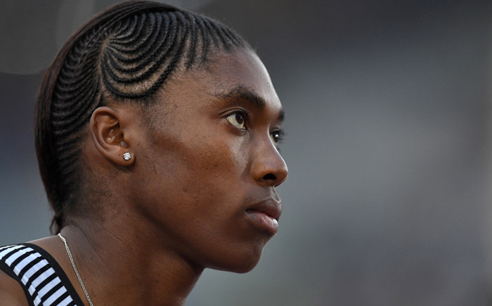 Caster Semenya after winning the women's 800m event at Rome's Diamond League competition at the Olympic Stadium on 2 June 2016. Picture: AFP.