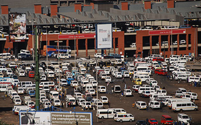 Bree taxi rank in Johannesburg. Picture: EWN.