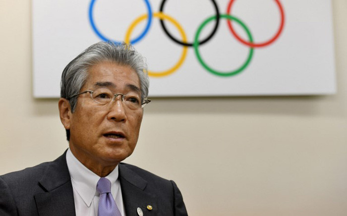 Japanese Olympic Committee president Tsunekazu Takeda speaks during an interview with AFP at his office in Tokyo on 19 January 2018. Picture: AFP.
