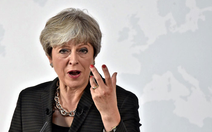 British Prime Minister Theresa May. Picture: AFP