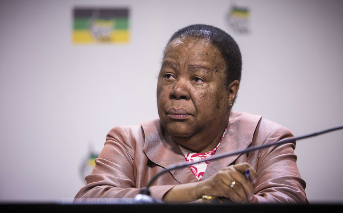FILE: Higher Education Minister Naledi Pandor briefs the Press on discussions from the ANC NPC. Picture: Thomas Holder/EWN