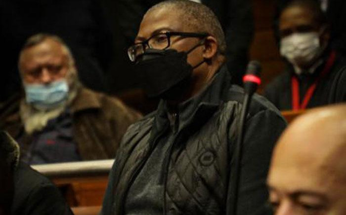 Former Transnet Group CEO, Siyabonga Gama appeared in the Palm Ridge Magistrates Court on 27 May 2022 following their arrest on the same day. Picture: Xanderleigh Dookey Makhaza/Eyewitness News