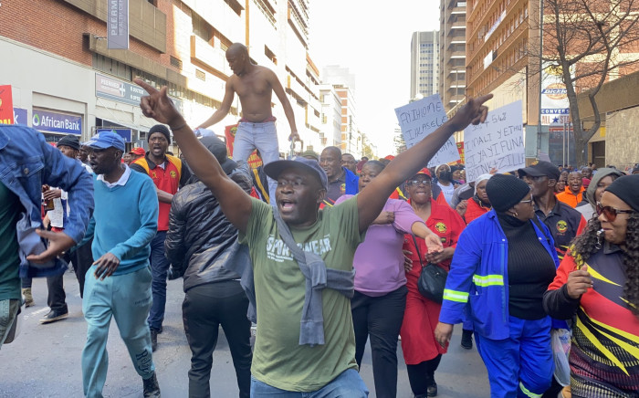 The City of Tshwane has issued an ultimatum to protesting municipality workers, ordering them to resume their duties on Monday. Picture: SAMWU | SA Municipal Workers’ Union/Twitter