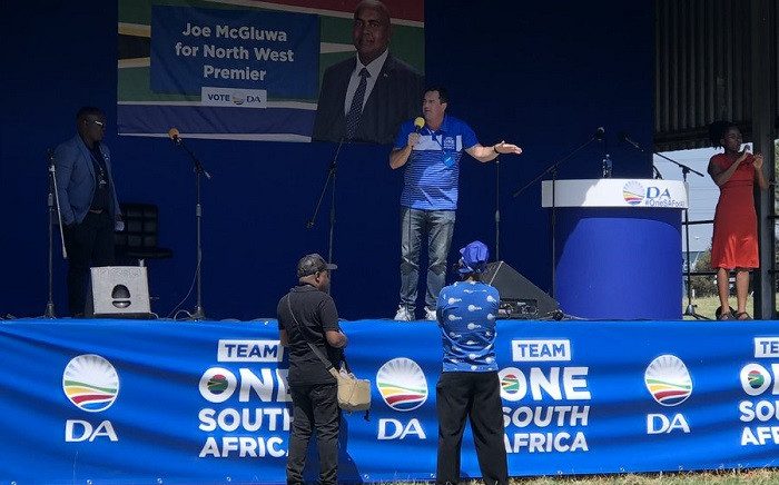 DA MP John Steenhuisen at the party's rally in Potchefstroom in the North West on 23 March 2019. Picture: Johni Steenkamp/Twitter