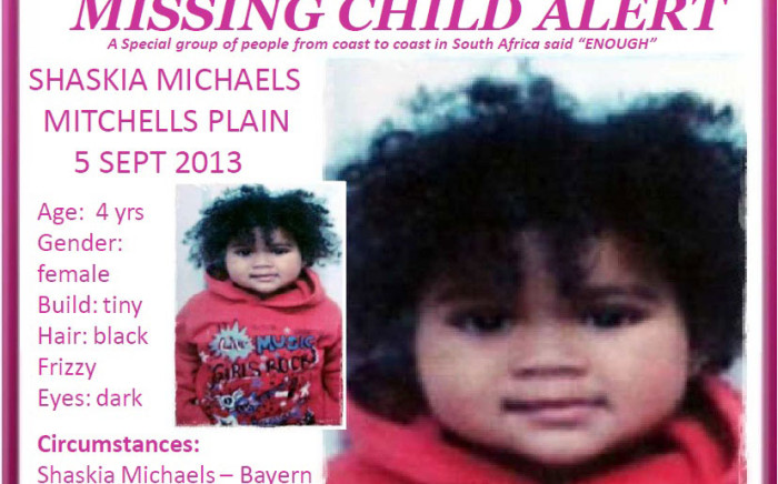 Shaskia Michaels was last seen playing with her friends outside her home.