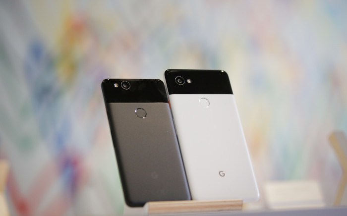 FILE: The new Pixel 2 and Pixel 2 XL smartphones are seen at a product launch event on 4 October 2017 at the SFJAZZ Center in San Francisco, California. Picture: AFP