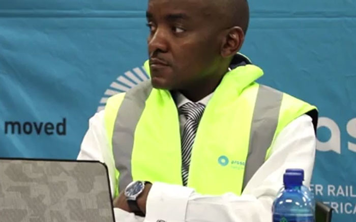 Screengrab of Prasa’s suspended engineering chief Daniel Mtimkhulu. Picture: Youtube.