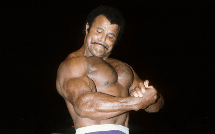 Rocky Johnson, a former wrestler and father of Dwayne 'The Rock' Johnson. Picture: @CACReunion/Twitter.