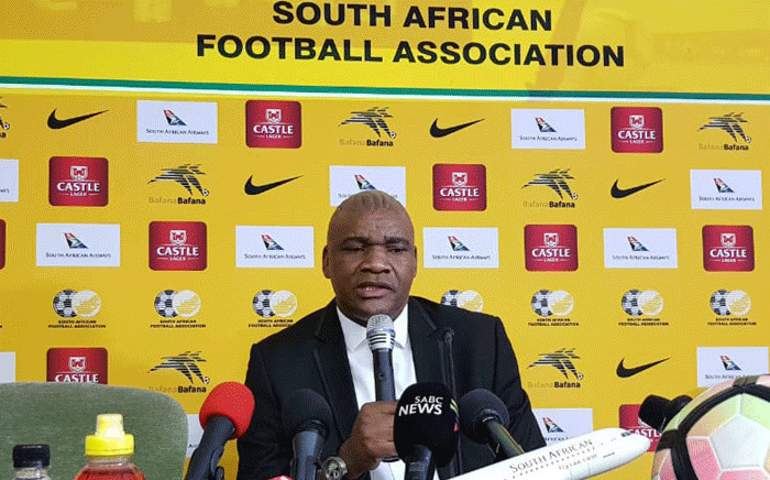 FILE: Molefi Ntseki has been sacked after Bafana Bafana failed to qualify for the 2022 Africa Cup of Nations tournament. Picture: @BafanaBafana/Twitter