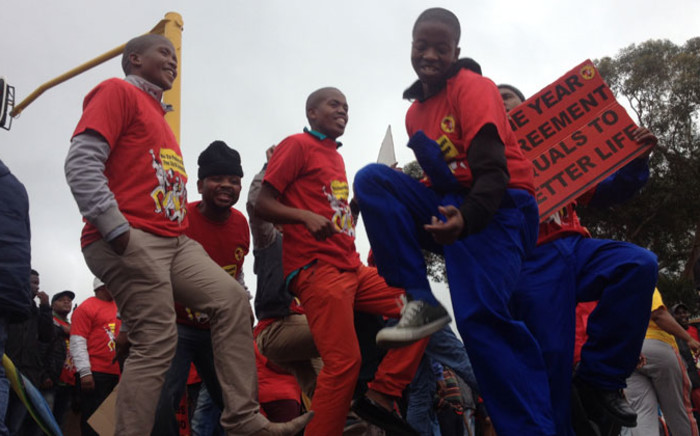 FILE: Numsa held a separate May Day rally in Johannesburg yesterday while Cosatu's affiliates gathered in Mohlakeng on the West Rand. Picture: Aletta Garner/ EWN.