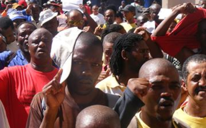 File: Striking Samwu workers. Picture: EWN.