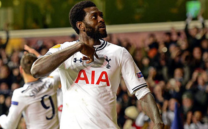 Emmanuel Adebayor scored twice against Dnipro Dnipropetrovsk 3-2 over two legs in the Europa League. Picture: Facebook