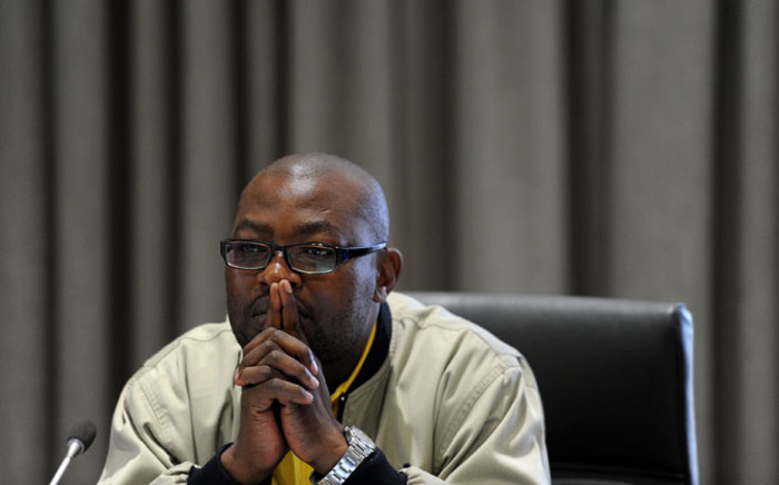 Cosatu's Dumisani Dakile at the economic impact of e-tolls hearings in Midrand on Wednesday, 27 August 2014. Picture: Sapa.