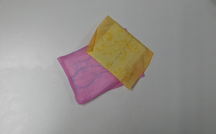 Sanitary pads. Picture: Winnie Theletsane/EWN.
