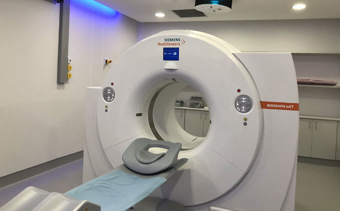A view of the pet-CT scanner at Groote Schuur Hospital in Cape Town. Picture: Kevin Brandt/EWN.