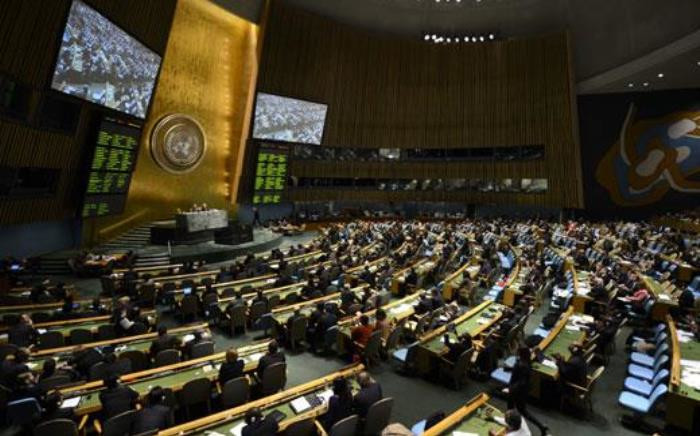 FILE: Delegates at the United Nations General Assembly. Picture: AFP