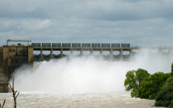 FILE: Sluice gates at the Vaal Dam are opened. Picture: Sha Redfern/iWitness