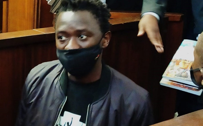 Madoda Hadebe, who is better known as Jackie Shandu, in the Durban Magistrates Court on 3 August 2021. Picture: Supplied. 