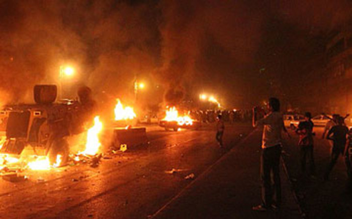 Violent clashes in Egypt. Picture: AFP