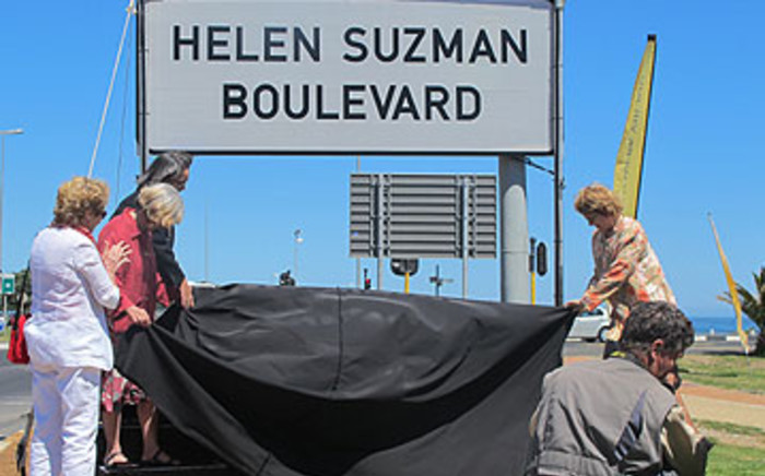 The unveiling of the Helen Suzman Boulevard. Picture: Aletta Gardner/EWN