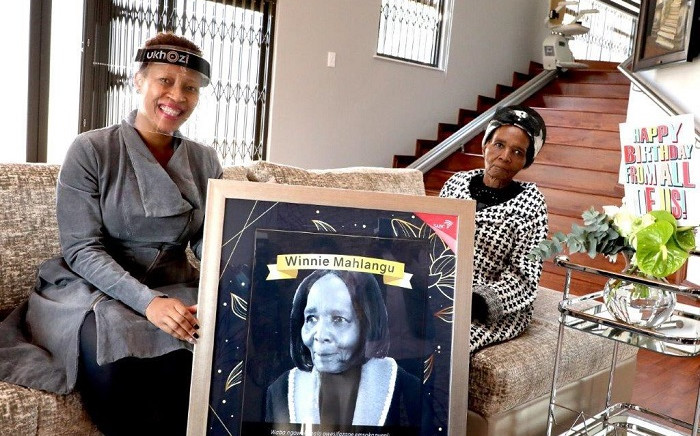 Winnie Mahlangu (R) passed away at the age of 88. Picture: Supplied.