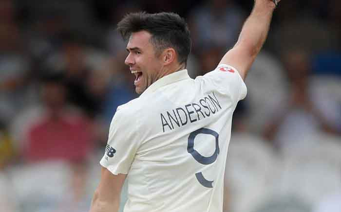 England's James Anderson in action against the Proteas on 5 January 2020. Picture: Twitter/@englandcricket