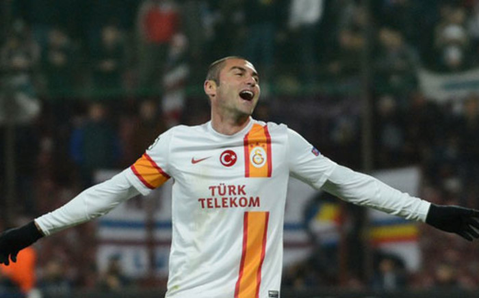 Galatasaray's striker Burak Yilmaz. Picture: AFP