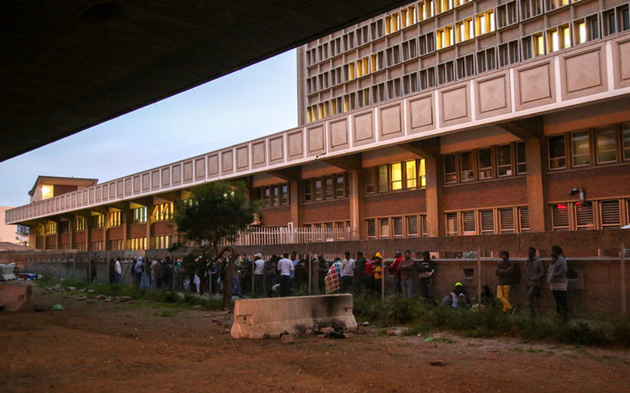 FILE: Refugees queue at the Customs House building in Cape Town. Picture: Cindy Archillies/EWN