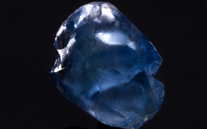 Rare, uncut blue diamond found in South Africa