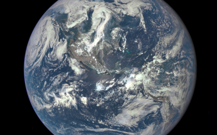 DSCOVER's first image of the Earth since 1976. Picture: Nasa