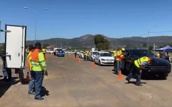 The festive season road safety campaign was launched at the Huguenot Tunnel on 5 December 2019 where traffic volumes are starting to pick up. Shamiela Fisher/EWN.