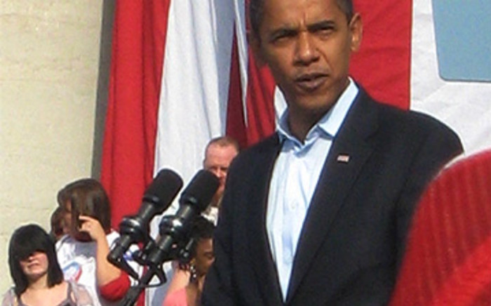United States President Barack Obama. Picture: Mandy Wiener/Eyewitness News