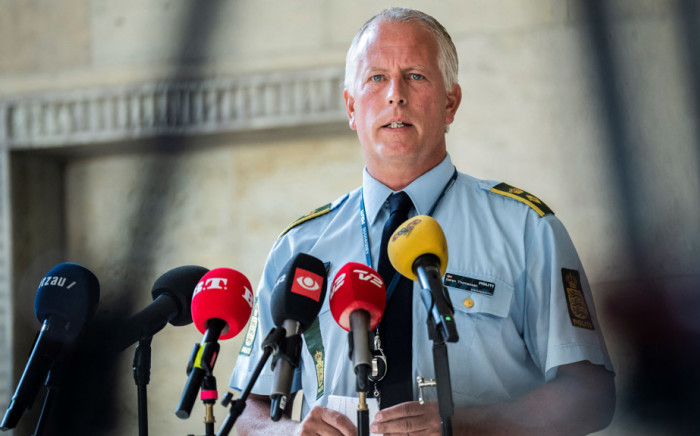 Chief Inspector Soeren Thomassen speaks during a press conference, a day after a deadly shooting at the Fields shopping mall in Copenhagen, Denmark, on 4 July 2022. Picture: AFP