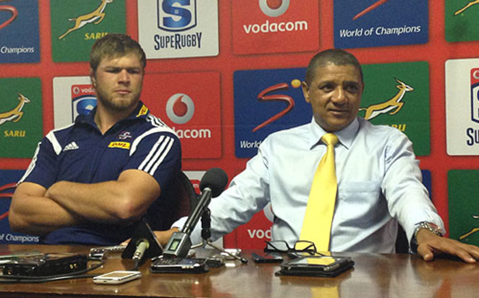 Stormers coach Allister Coetzee and captain Duane Vermeulen after their Super Rugby loss to the Waratahs at Newlands on Saturday 5 April 2014. Picture: Alicia Pillay/EWN Sport