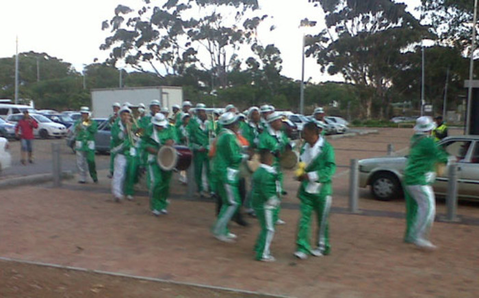 A minstrel group showing off its skills at the Cape Town Stadium. Picture: Lindiwe Mlandu/EWN