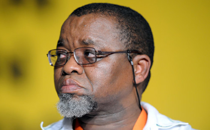 African National Congress Secretary General Gwede Mantashe. Picture: AFP