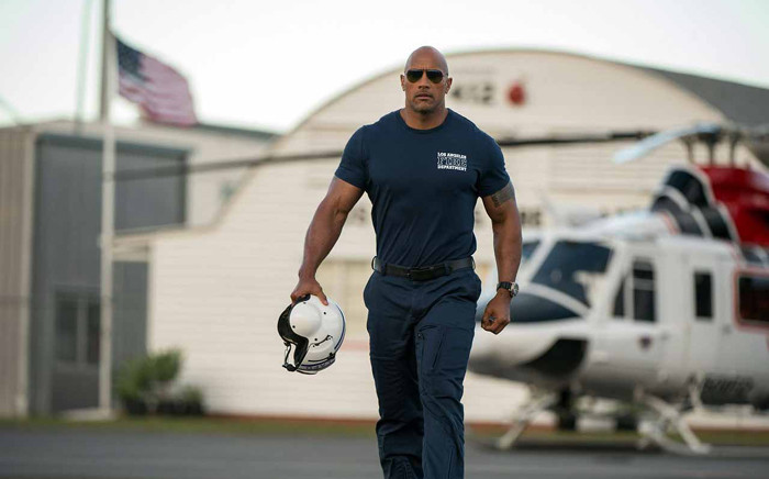 Dwayne Johnson during one of his set of the movie 'San Andreas'. Picture: San Andreas Official Facebook.