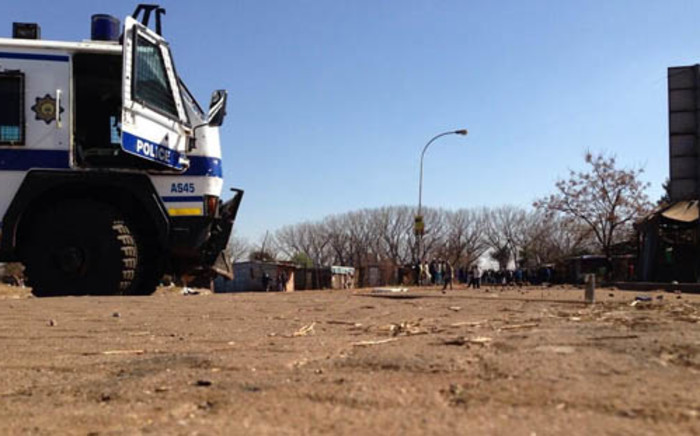 FILE: Public Order Policing Unit vehicle on duty. Picture: EWN