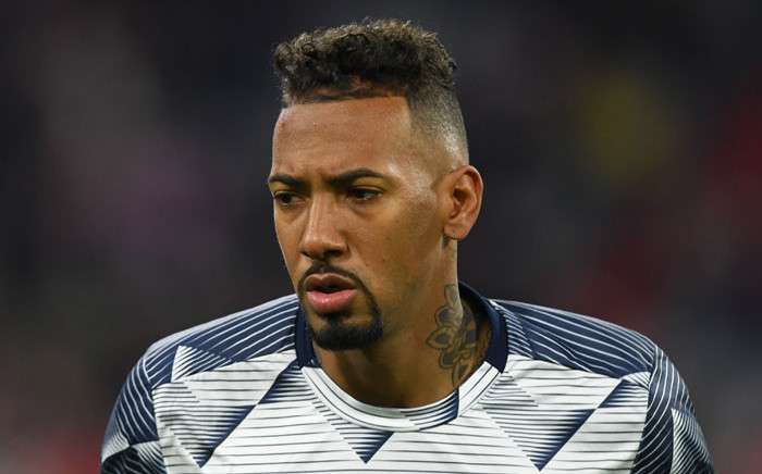 Bayern Munich's defender Jerome Boateng is pictured during the warm-up prior to the German Cup (DFB Pokal) round of 16 match against TSG 1899 Hoffenheim in Munich, southern German on 5 February 2020. Picture: AFP