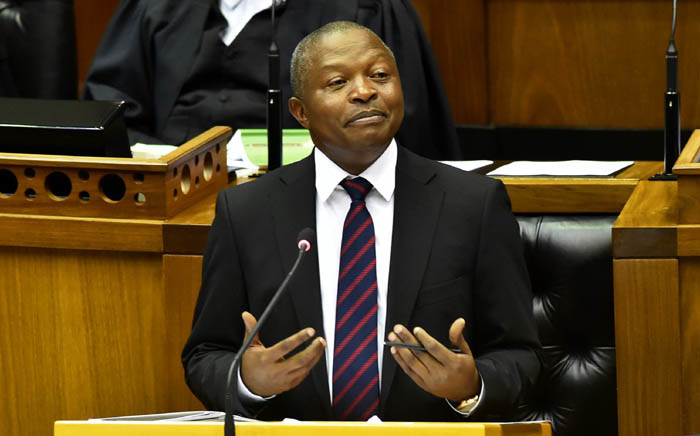 Deputy President David Mabuza responds to Questions for Oral Reply in the National Assembly, Parliament. Picture: GCIS.