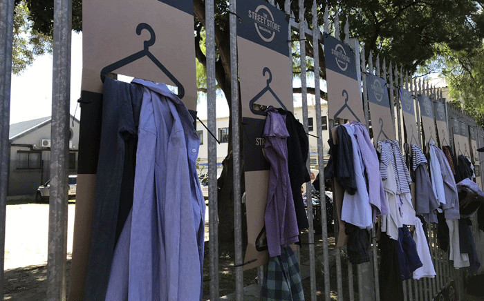 The Street Store is a pop-up store where the homeless get clothes for free. Picture: Kaylynn Palm/EWN.