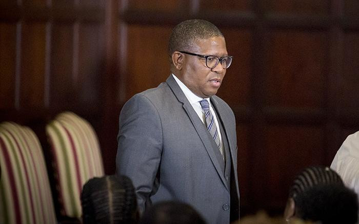 New Minister of Police Fikile Mbalula attended the swearing-in ceremony of President Jacob Zuma's new Cabinet in Pretoria on 31 March 2017. Picture: Reinart Toerien/EWN