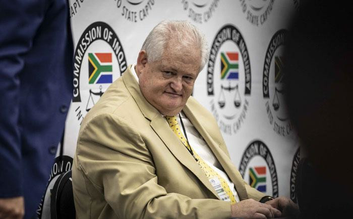 Former Bosasa executive Angelo Agrizzi giving his testimony at the commission of inquiry into state capture on 17 January 2019. Picture: Abigail Javier/EWN