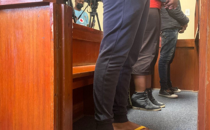 FILE: Onthatile Sebati, Tumelo and Kagiso Mokone appear in the Brits Magistrates Court for a formal bail application. They face five counts of murder after Sebati reportedly confessed to orchestrating the killing of her family.  Picture: Masechaba Sefularo/ EWN